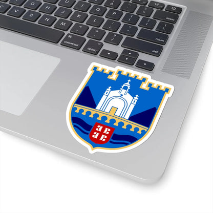 Višegrad grb (Bosnia and Herzegovina) (Coat of Arms) STICKER Vinyl Kiss-Cut Decal - The Sticker Space