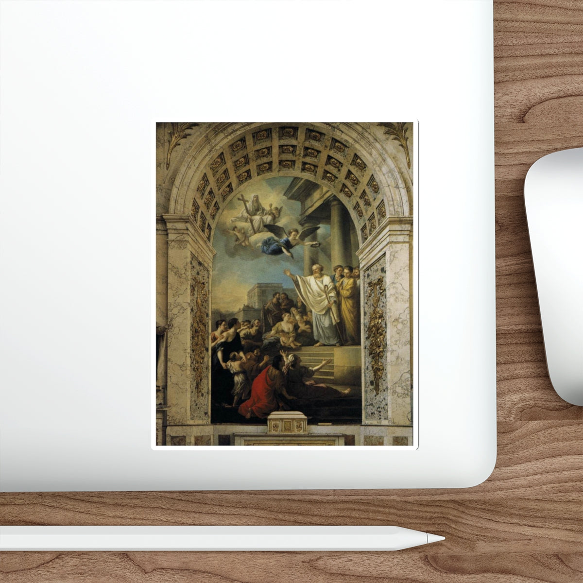 VIEN, Joseph-Marie - st_denis (Artwork) STICKER Vinyl Die-Cut Decal-The Sticker Space