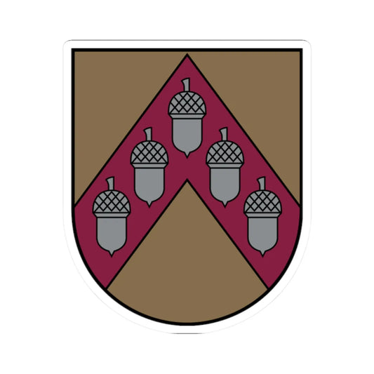 Viesītes novads COA (Latvia) (Coat of Arms) STICKER Vinyl Kiss-Cut Decal 2 Inch White - The Sticker Space