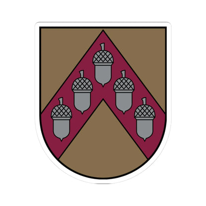 Viesītes novads COA (Latvia) (Coat of Arms) STICKER Vinyl Kiss-Cut Decal 3 Inch White - The Sticker Space