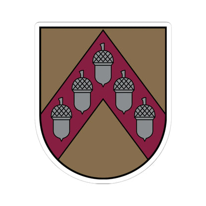 Viesītes novads COA (Latvia) (Coat of Arms) STICKER Vinyl Kiss-Cut Decal 6 Inch White - The Sticker Space