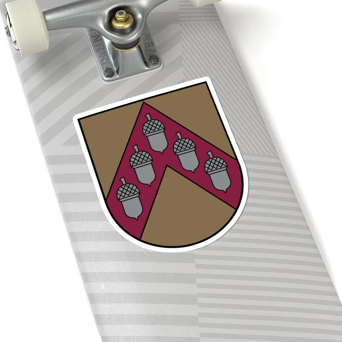 Viesītes novads COA (Latvia) (Coat of Arms) STICKER Vinyl Kiss-Cut Decal - The Sticker Space