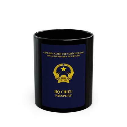 Vietnam Passport - Black Coffee Mug