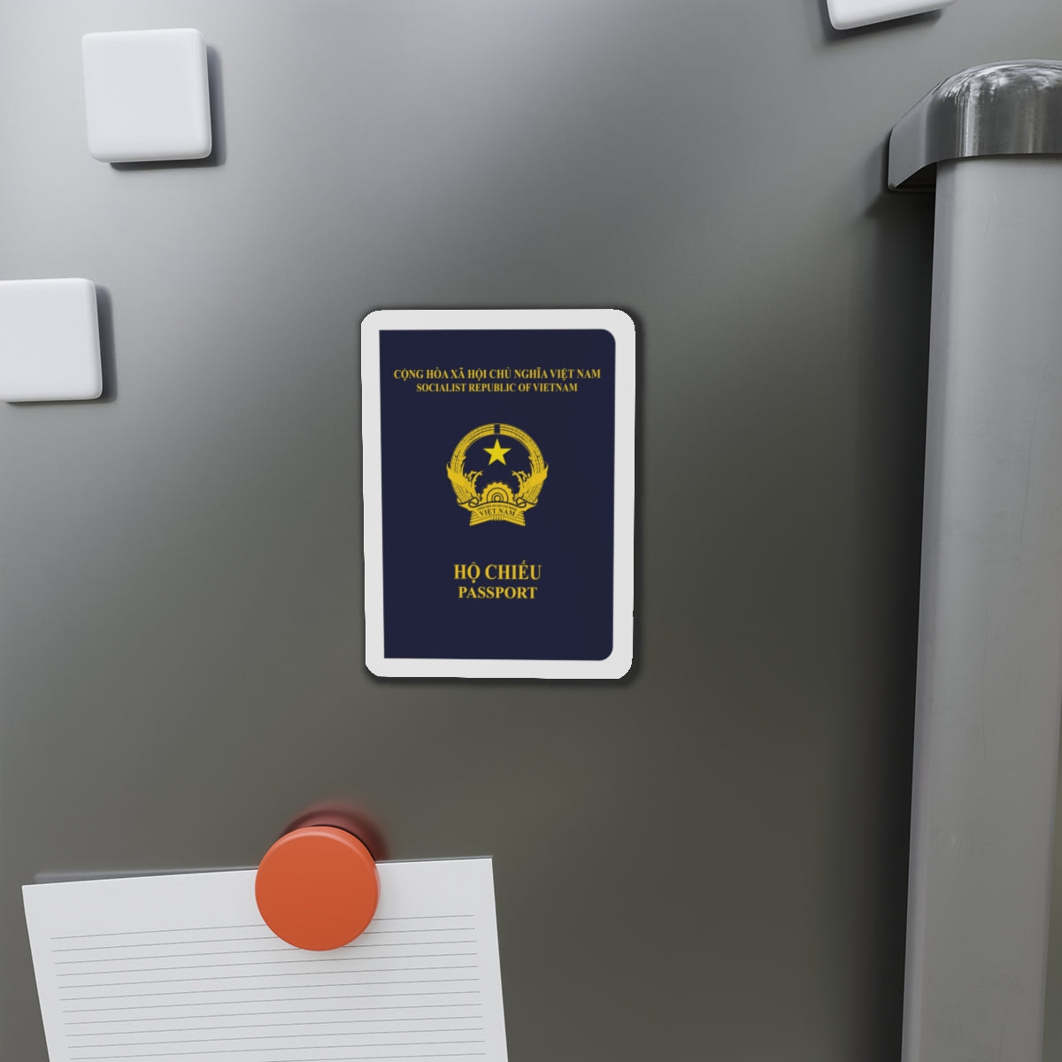 Vietnam Passport - Die-Cut Magnet-The Sticker Space