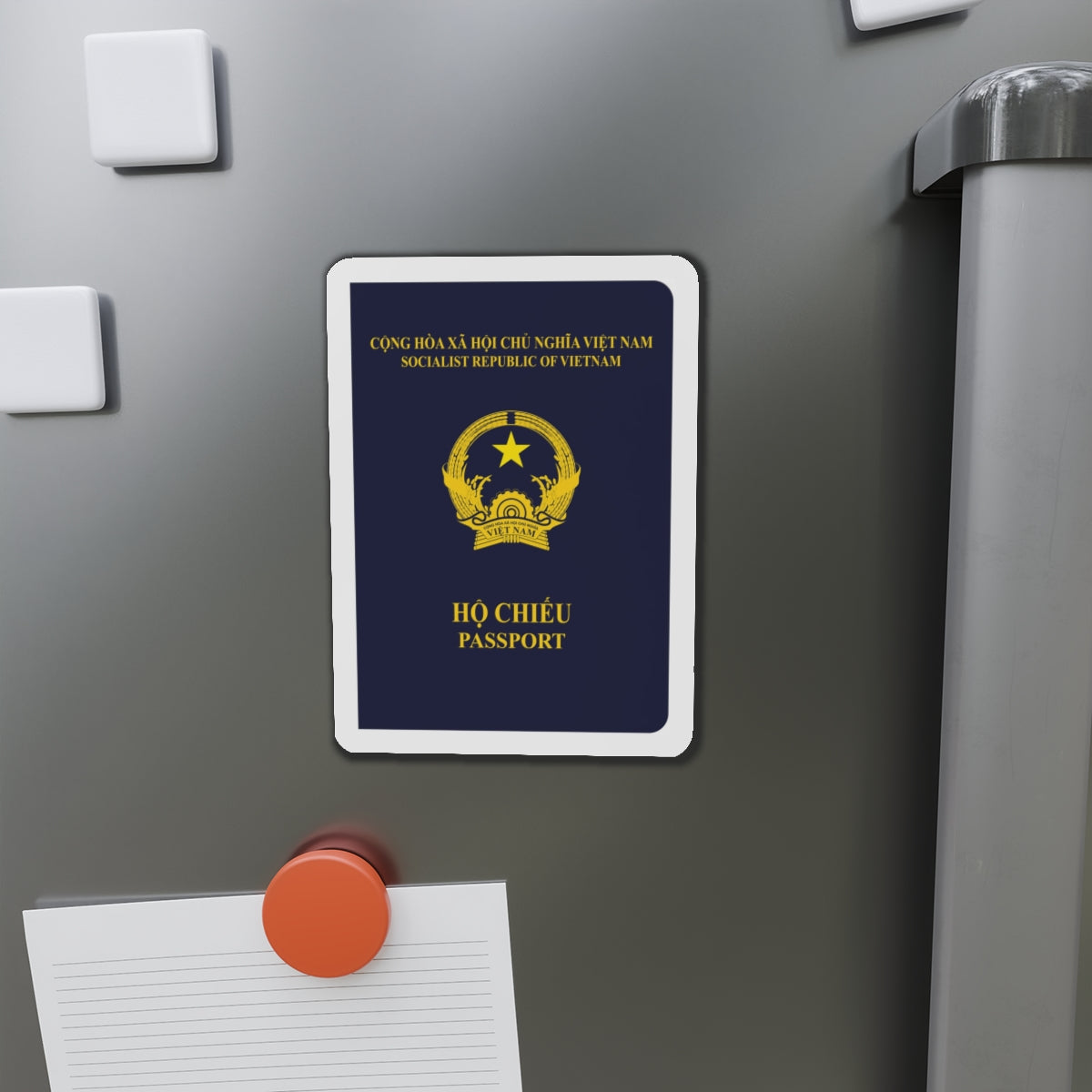 Vietnam Passport - Die-Cut Magnet-The Sticker Space