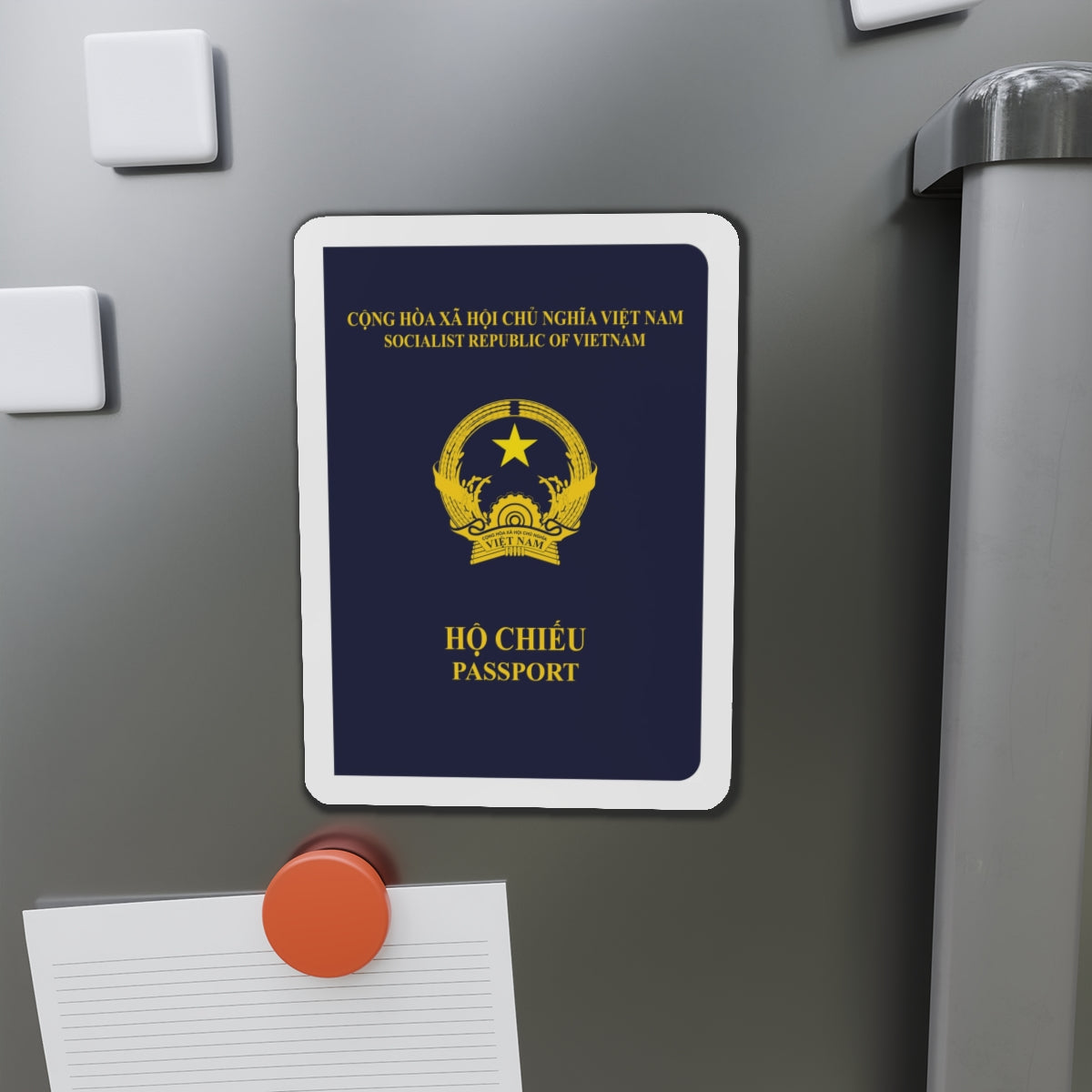 Vietnam Passport - Die-Cut Magnet-The Sticker Space