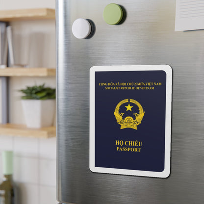 Vietnam Passport - Die-Cut Magnet-The Sticker Space