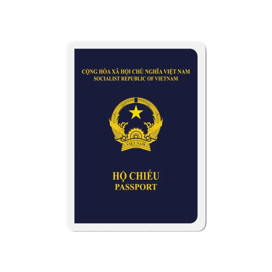Vietnam Passport - Refrigerator Magnet 6 Inch - The Sticker Space