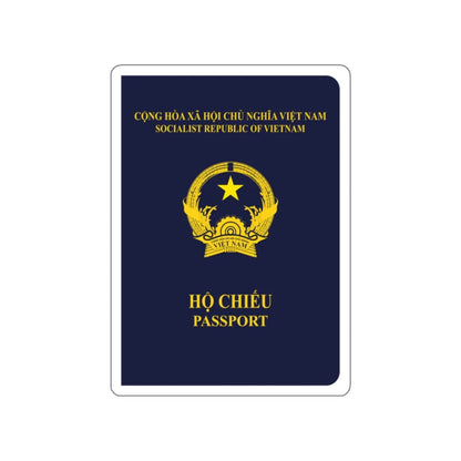 Vietnam Passport STICKER Vinyl Die-Cut Decal 2 Inch - The Sticker Space