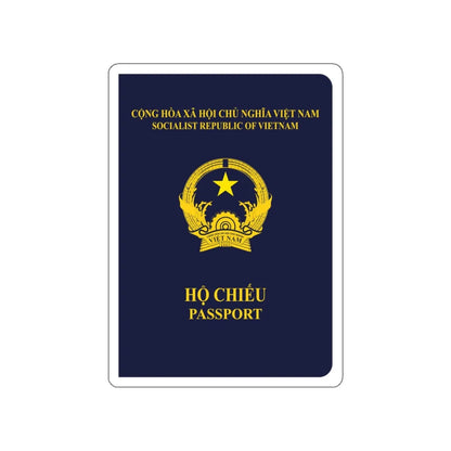 Vietnam Passport STICKER Vinyl Die-Cut Decal 3 Inch - The Sticker Space