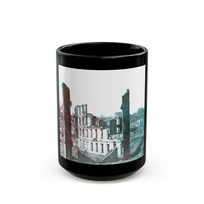 View From The Petersburg Railroad Depot, Richmond, Va., During The Civil War (U.S. Civil War) Black Coffee Mug-15oz-The Sticker Space