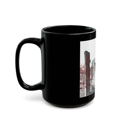 View From The Petersburg Railroad Depot, Richmond, Va., During The Civil War (U.S. Civil War) Black Coffee Mug