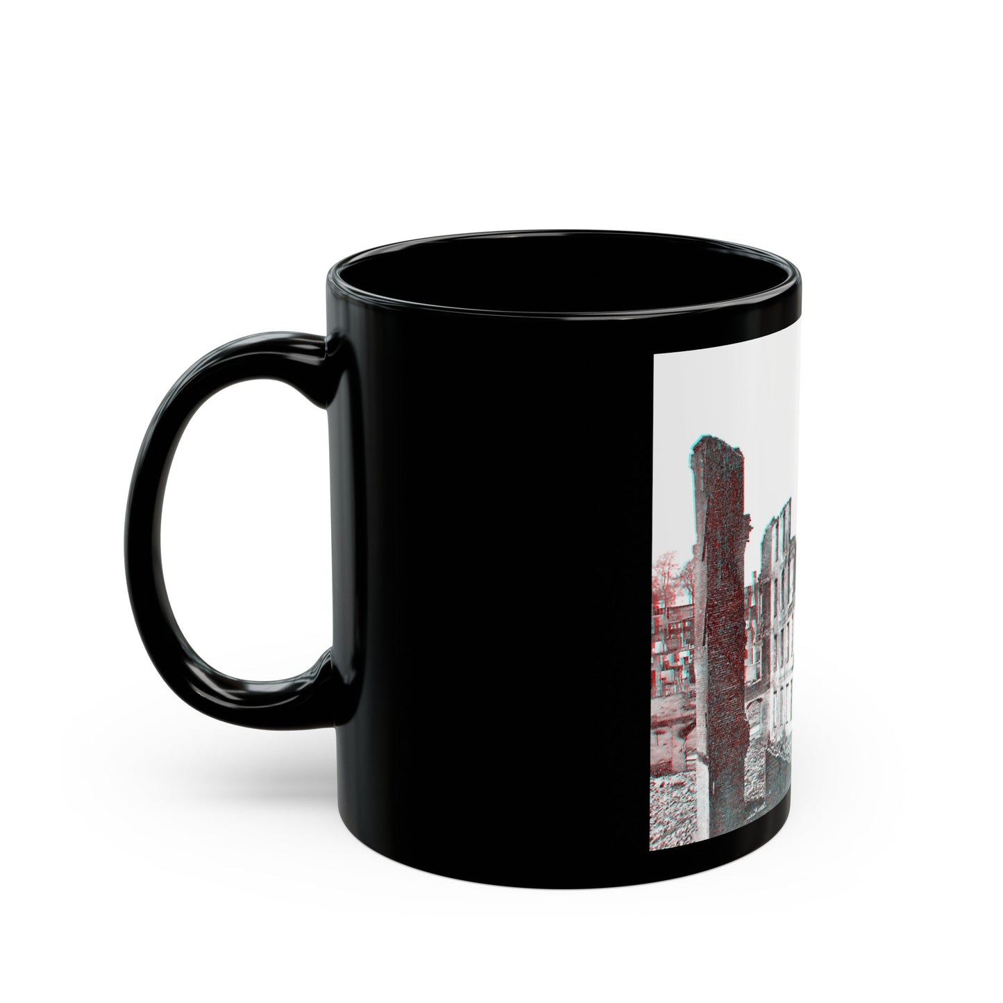 View From The Petersburg Railroad Depot, Richmond, Va., During The Civil War (U.S. Civil War) Black Coffee Mug