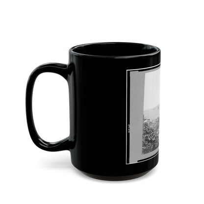 View Of City Point, Virginia, Showing Barges, Transports, Etc. (U.S. Civil War) Black Coffee Mug-The Sticker Space