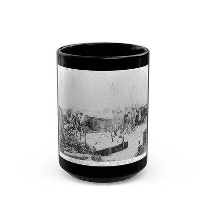 View Of Indiana Artillery, Port Hudson, La (U.S. Civil War) Black Coffee Mug-15oz-The Sticker Space