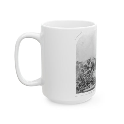 View Of Indiana Artillery, Port Hudson, La (U.S. Civil War) White Coffee Mug-The Sticker Space