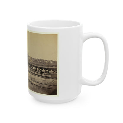 View Of The Y On The City Point And Army Railroad Line (U.S. Civil War) White Coffee Mug-The Sticker Space