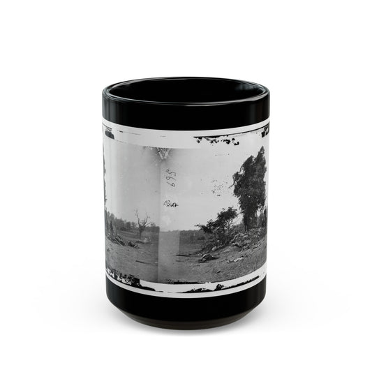 View On Battle-Field Of Antietam (U.S. Civil War) Black Coffee Mug-15oz-The Sticker Space