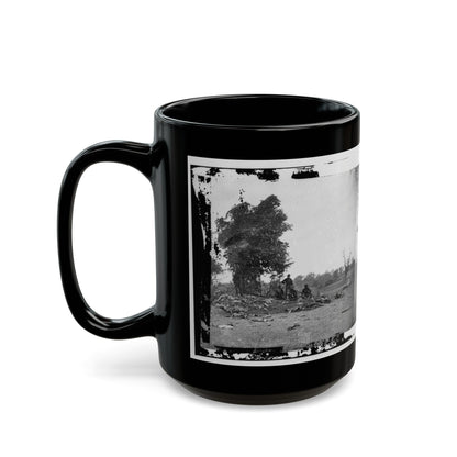 View On Battle-Field Of Antietam (U.S. Civil War) Black Coffee Mug-The Sticker Space