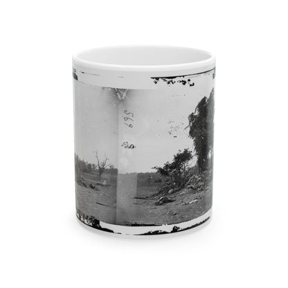 View On Battle-Field Of Antietam (U.S. Civil War) White Coffee Mug-11oz-The Sticker Space