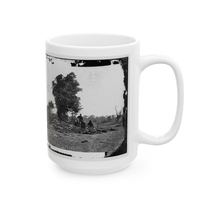 View On Battle-Field Of Antietam (U.S. Civil War) White Coffee Mug-The Sticker Space