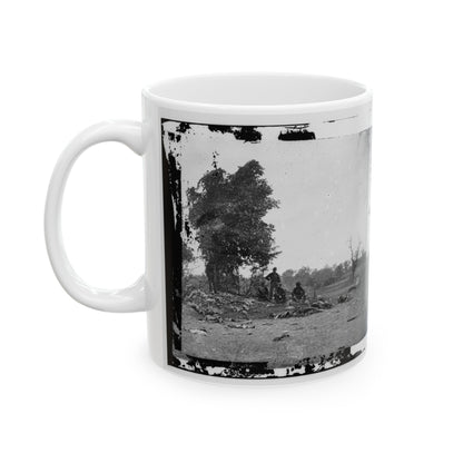 View On Battle-Field Of Antietam (U.S. Civil War) White Coffee Mug-The Sticker Space