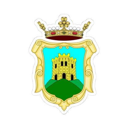 Viggiano-Stemma (Italy) (Coat of Arms) STICKER Vinyl Kiss-Cut Decal 4 Inch White - The Sticker Space