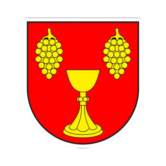 Vignogn wappen (Switzerland) (Coat of Arms) STICKER Vinyl Kiss-Cut Decal 2 Inch White - The Sticker Space