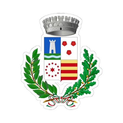 Vigodarzere-Stemma (Italy) (Coat of Arms) STICKER Vinyl Kiss-Cut Decal 6 Inch White - The Sticker Space