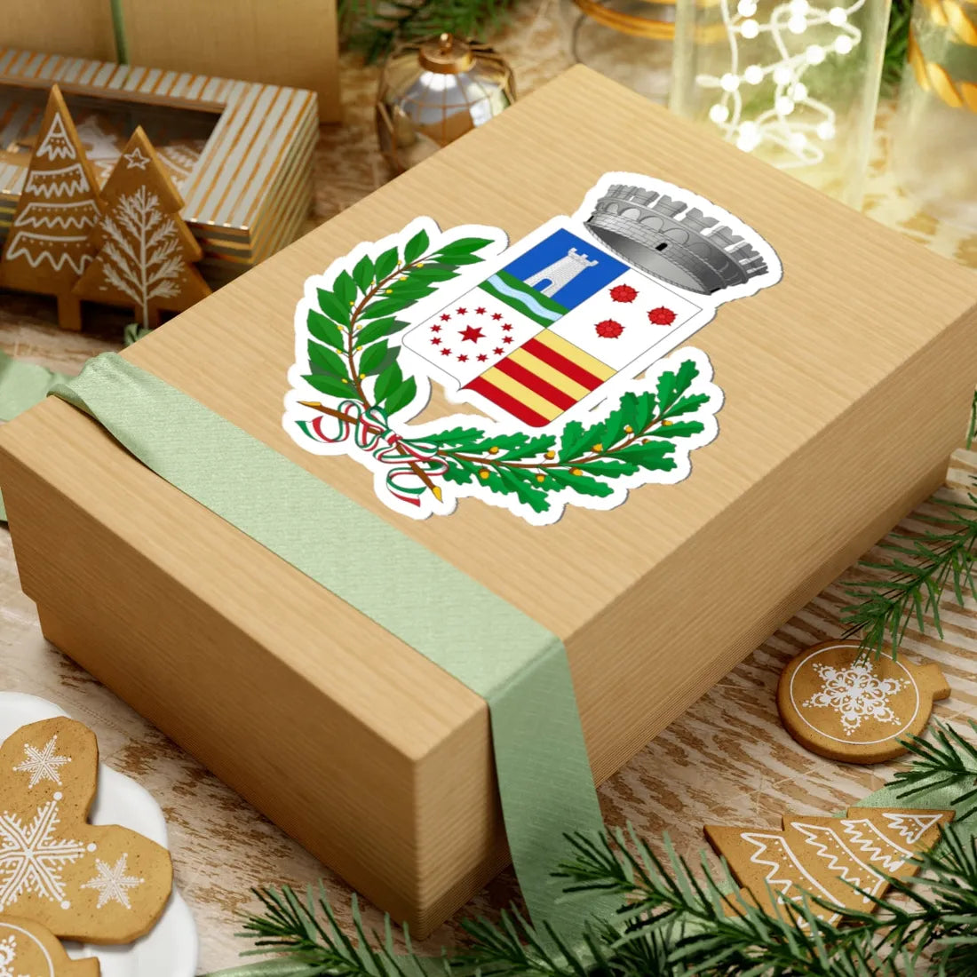 Vigodarzere-Stemma (Italy) (Coat of Arms) STICKER Vinyl Kiss-Cut Decal - The Sticker Space