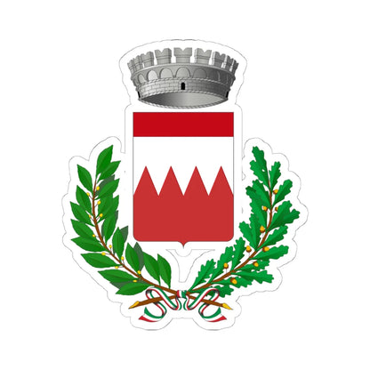 Vigolzone-Stemma (Italy) (Coat of Arms) STICKER Vinyl Kiss-Cut Decal 6 Inch White - The Sticker Space