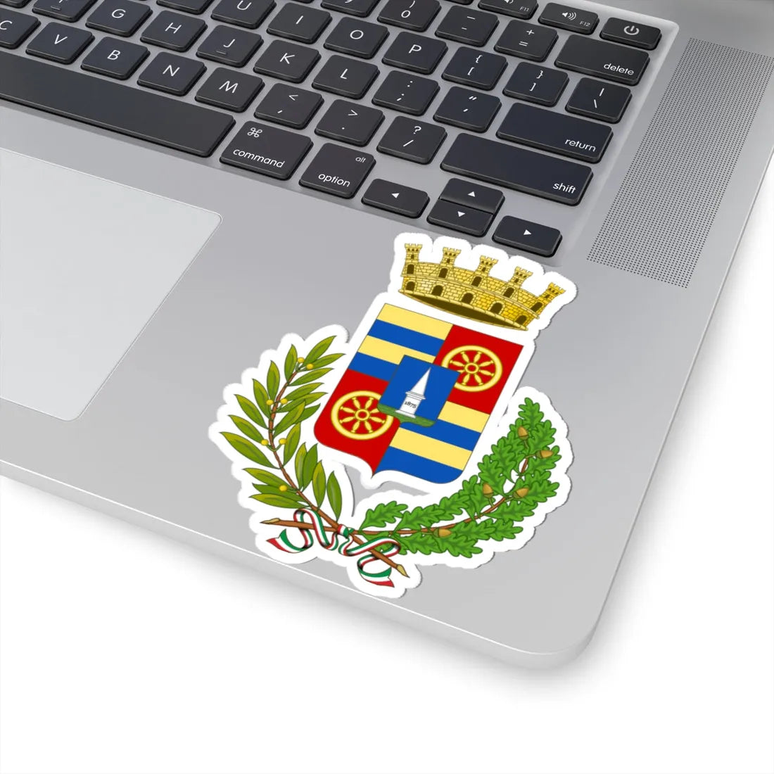 Vigonza-Stemma (Italy) (Coat of Arms) STICKER Vinyl Kiss-Cut Decal - The Sticker Space