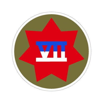 VII Corps (U.S. Army) STICKER Vinyl Die-Cut Decal-4 Inch-The Sticker Space