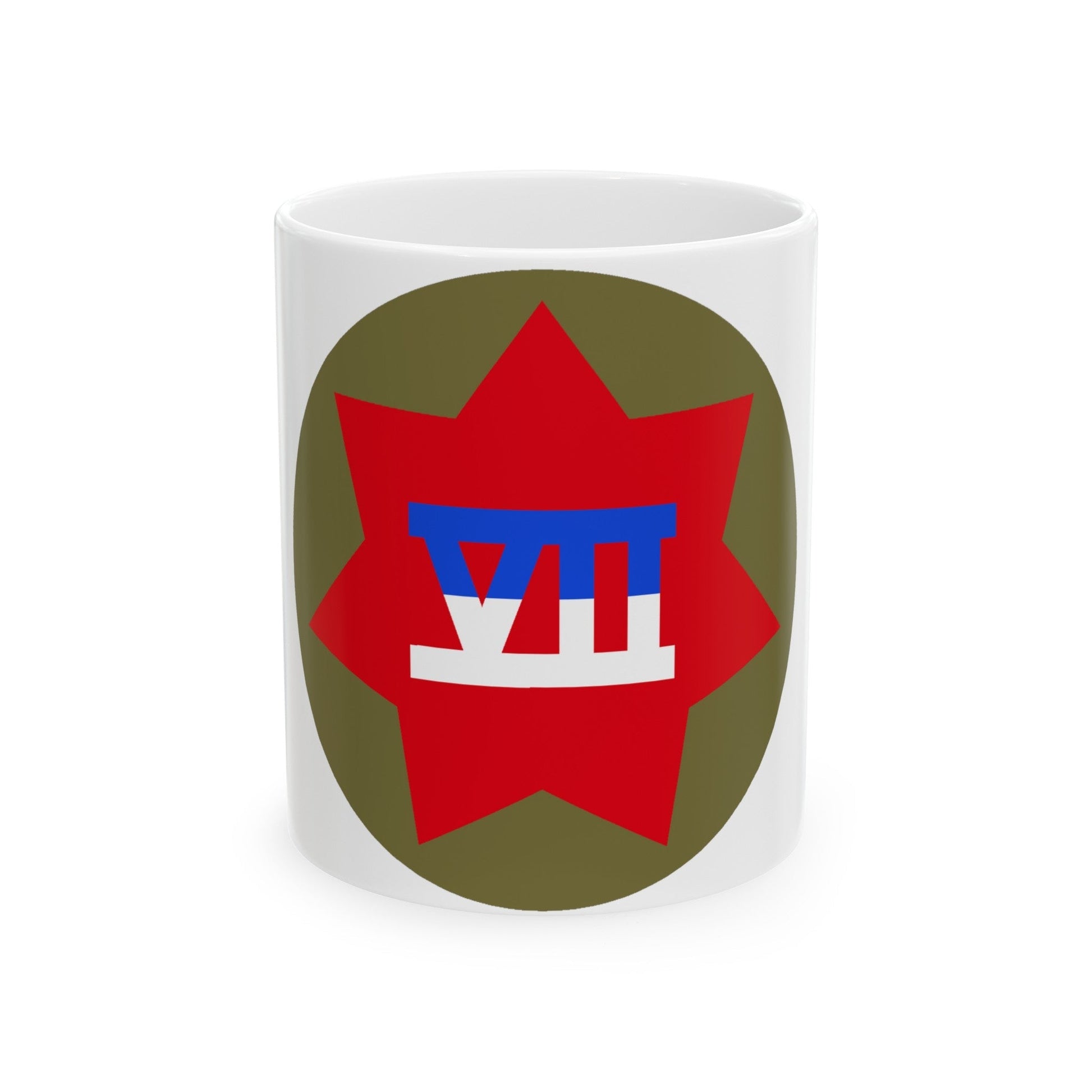 VII Corps (U.S. Army) White Coffee Mug-11oz-The Sticker Space