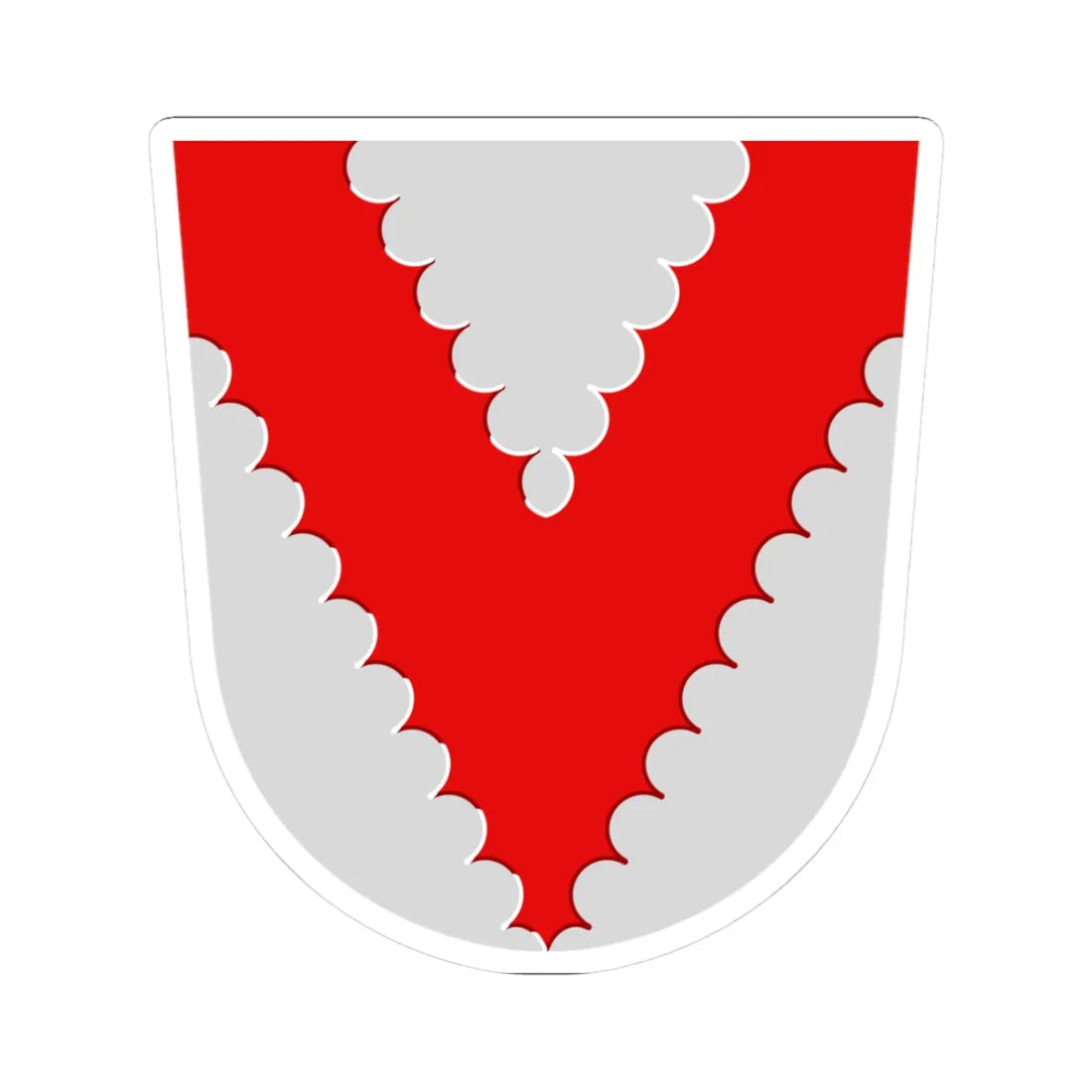 Viiala.vaakuna (Finland) (Coat of Arms) STICKER Vinyl Kiss-Cut Decal 3 Inch White - The Sticker Space