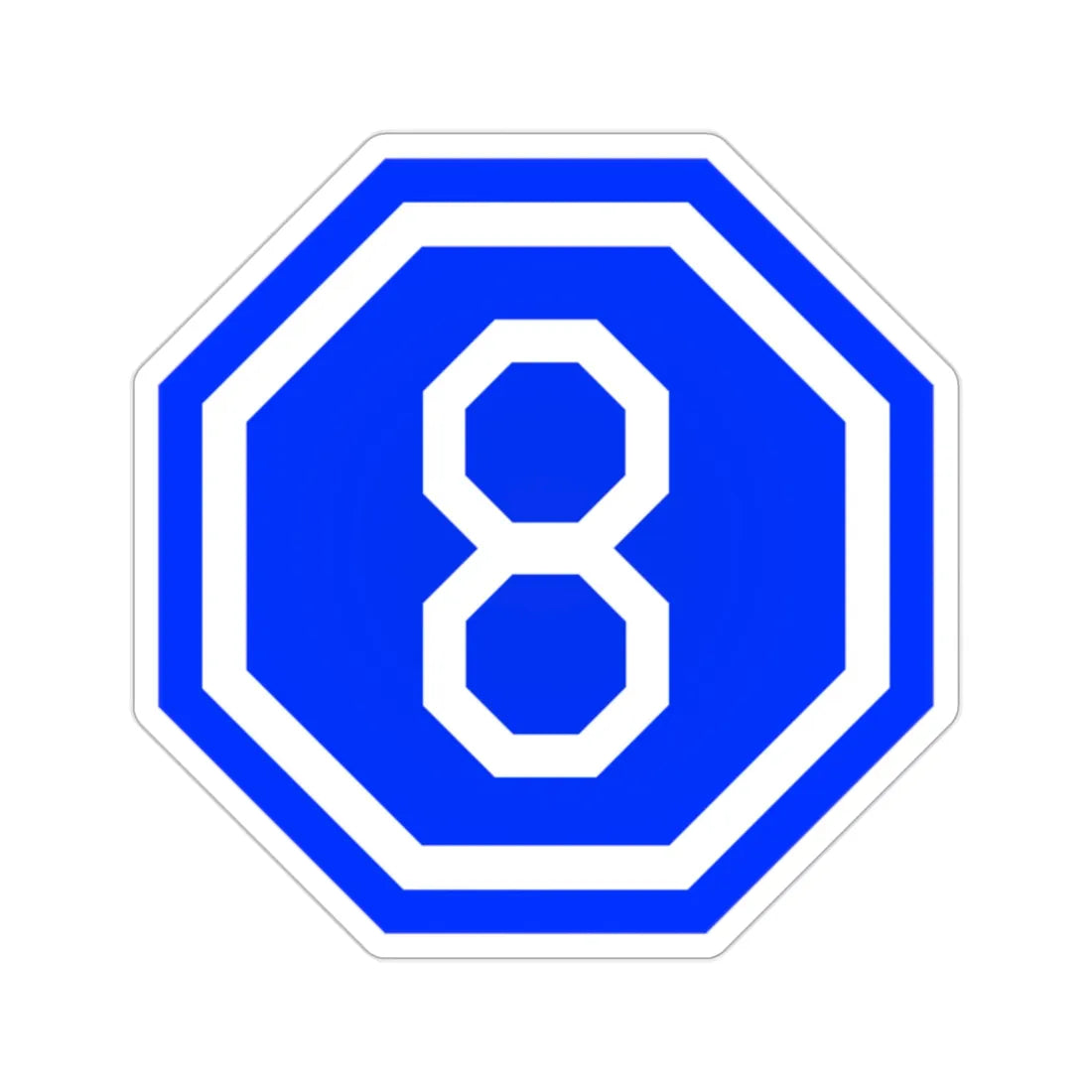 VIII Corps (U.S. Army) STICKER Vinyl Die-Cut Decal 2 Inch - The Sticker Space