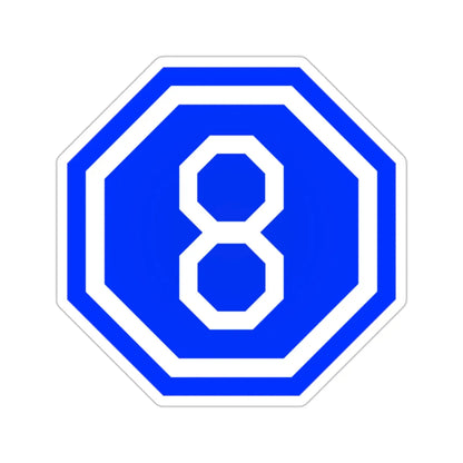 VIII Corps (U.S. Army) STICKER Vinyl Die-Cut Decal 2 Inch - The Sticker Space