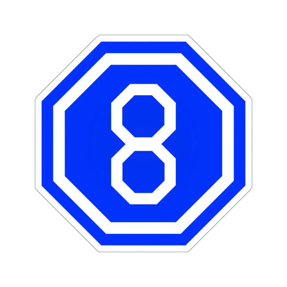 VIII Corps (U.S. Army) STICKER Vinyl Die-Cut Decal 3 Inch - The Sticker Space