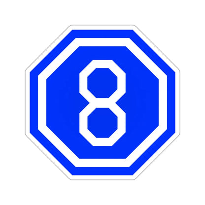 VIII Corps (U.S. Army) STICKER Vinyl Die-Cut Decal 4 Inch - The Sticker Space