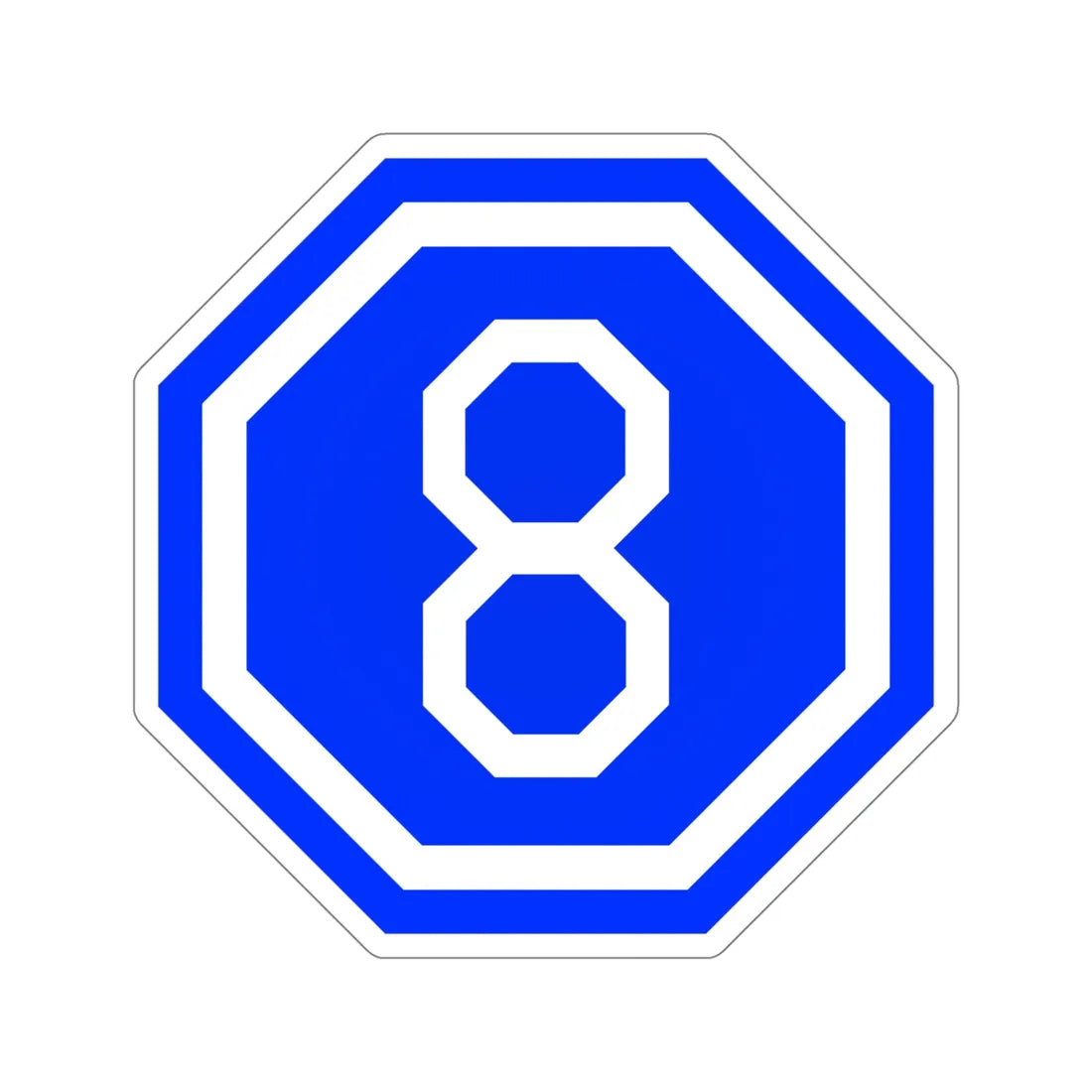 VIII Corps (U.S. Army) STICKER Vinyl Die-Cut Decal 5 Inch - The Sticker Space