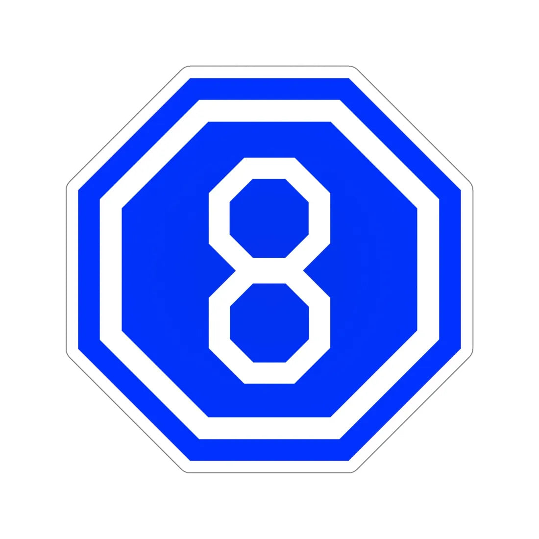 VIII Corps (U.S. Army) STICKER Vinyl Die-Cut Decal 6 Inch - The Sticker Space