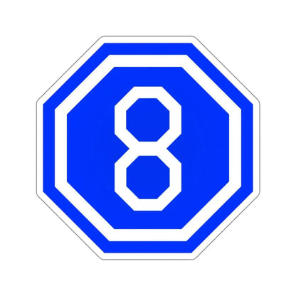 VIII Corps (U.S. Army) STICKER Vinyl Kiss-Cut Decal 3 Inch White - The Sticker Space