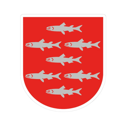 Viitasaaren vaakuna (Finland) (Coat of Arms) STICKER Vinyl Kiss-Cut Decal 3 Inch White - The Sticker Space