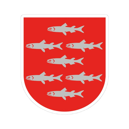 Viitasaaren vaakuna (Finland) (Coat of Arms) STICKER Vinyl Kiss-Cut Decal 4 Inch White - The Sticker Space
