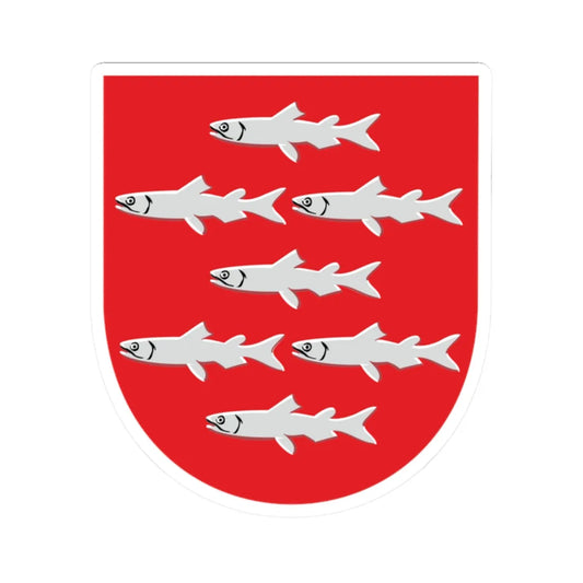 Viitasaari.vaakuna (Finland) (Coat of Arms) STICKER Vinyl Kiss-Cut Decal 2 Inch White - The Sticker Space