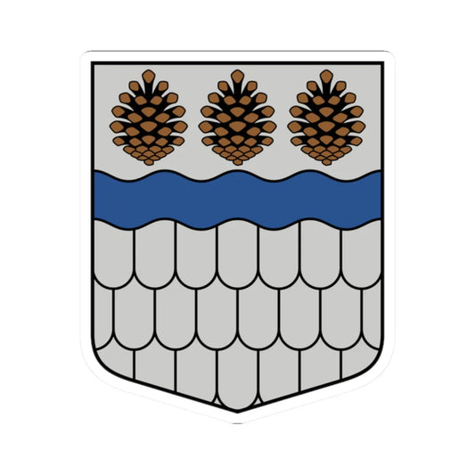Vijciema pagasta ģerbonis (Latvia) (Coat of Arms) STICKER Vinyl Kiss-Cut Decal 2 Inch White - The Sticker Space