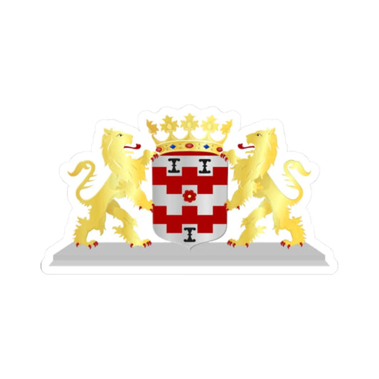 Vijfheerenlanden wapen (Netherlands) (Coat of Arms) STICKER Vinyl Kiss-Cut Decal 2 Inch White - The Sticker Space