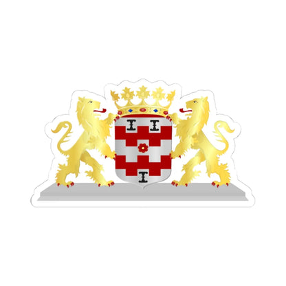 Vijfheerenlanden wapen (Netherlands) (Coat of Arms) STICKER Vinyl Kiss-Cut Decal 4 Inch White - The Sticker Space