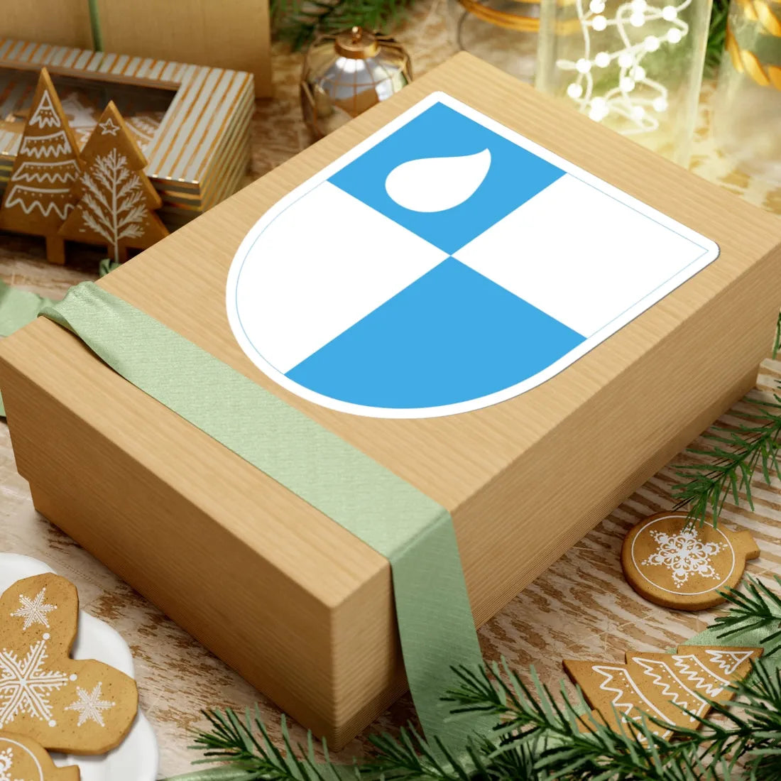 Väike-Maarja valla vapp (Estonia) (Coat of Arms) STICKER Vinyl Kiss-Cut Decal - The Sticker Space