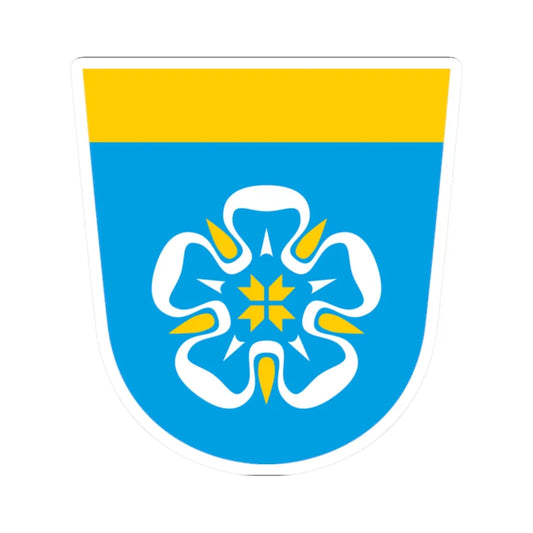 Viljandi valla vapp (Estonia) (Coat of Arms) STICKER Vinyl Kiss-Cut Decal 2 Inch White - The Sticker Space